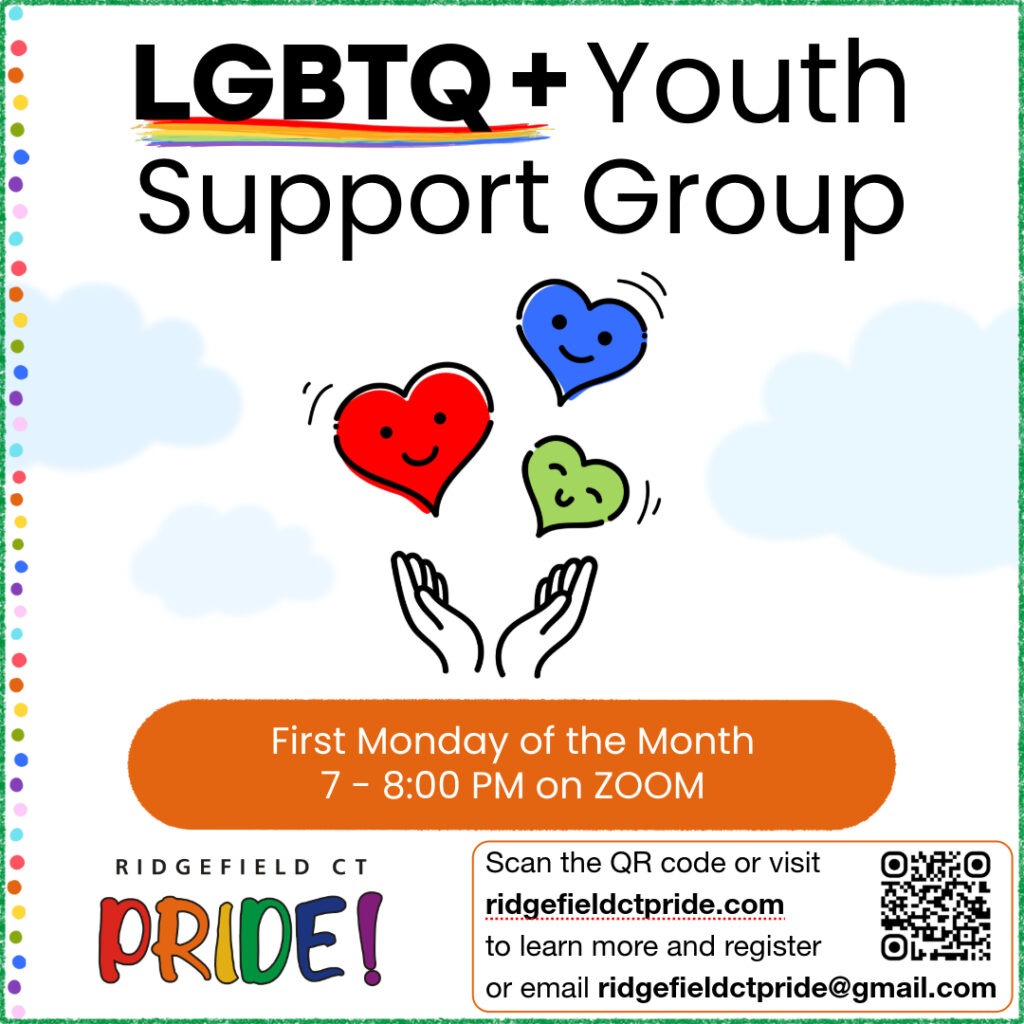 LGBTQ+ Youth Support Group Flyer