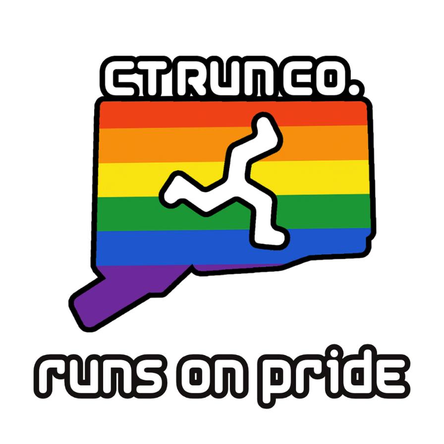 CTRunCo runs on pride logo