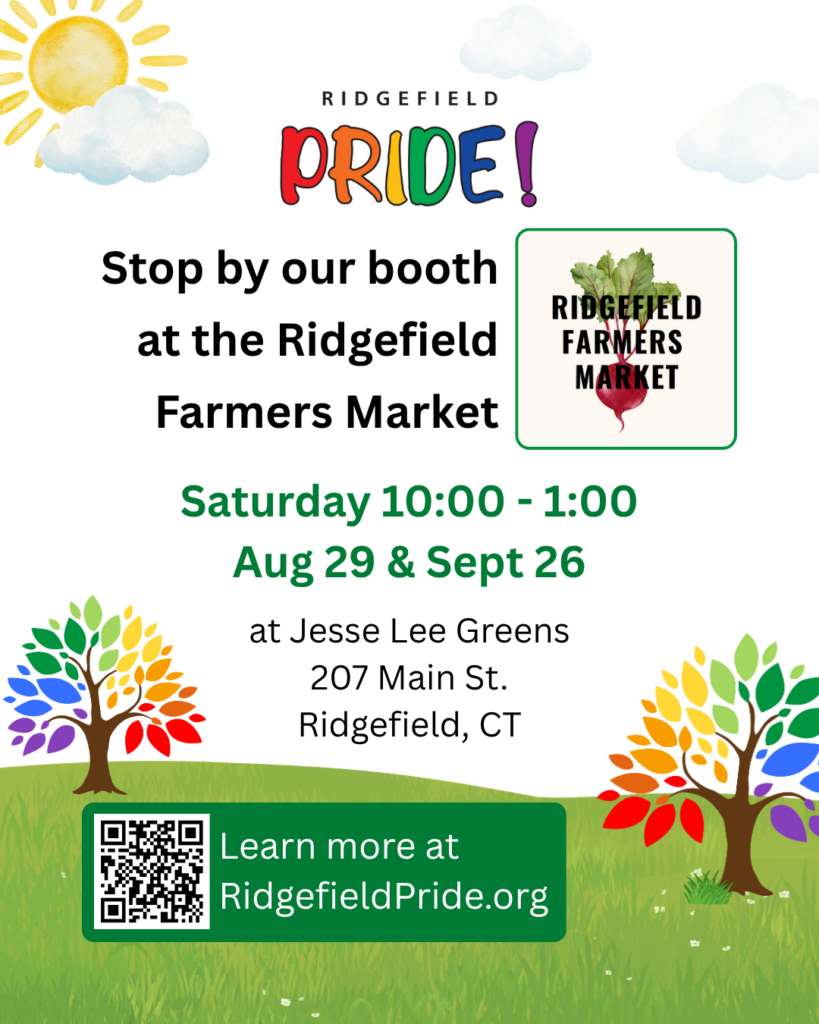 Pride at Farmers Market Aig 29 and Sept 26